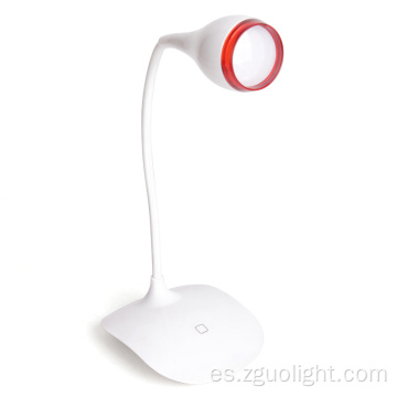 Lámpara de escritorio de protección de ojos flexible LED lámpara de lectura
